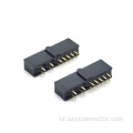 2.54mm 암 헤더 이중 행 스트레이트 22P